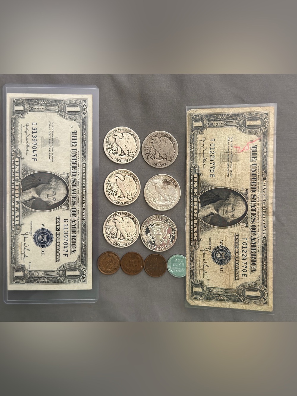 Rare U.S. Silver, Silver certificates and 120+ years old Indian heads & MORE LOT